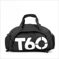 Fitness Bag Oxford Dry Wet Gym Bag Large Capacity Fitness Training Bag Shoe Compartment Wear-Resistant for Men Women